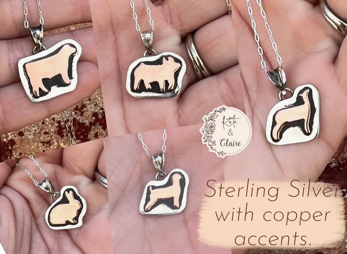 Sterling Silver Show Animal Necklace