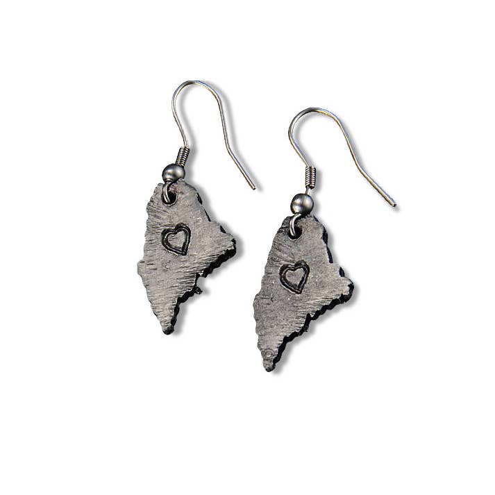 New Mexico -Home State Jewelry - Pewter State Earrings