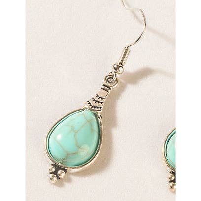 Mesa Droplet Earrings in Moonlit Blue