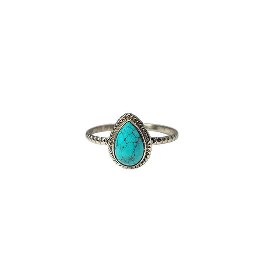 Howlite Sterling Silver Ring