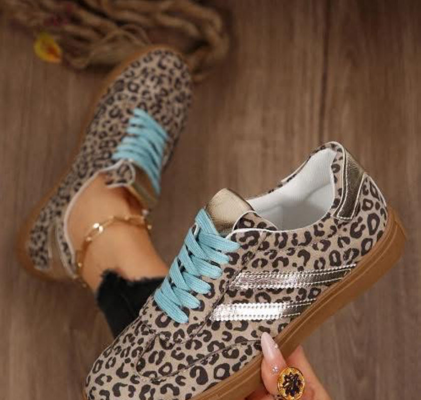 Leopard Casual Sneakers