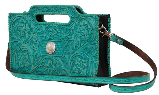 Leather Western Clutch