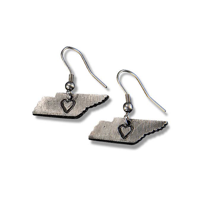 New Mexico -Home State Jewelry - Pewter State Earrings