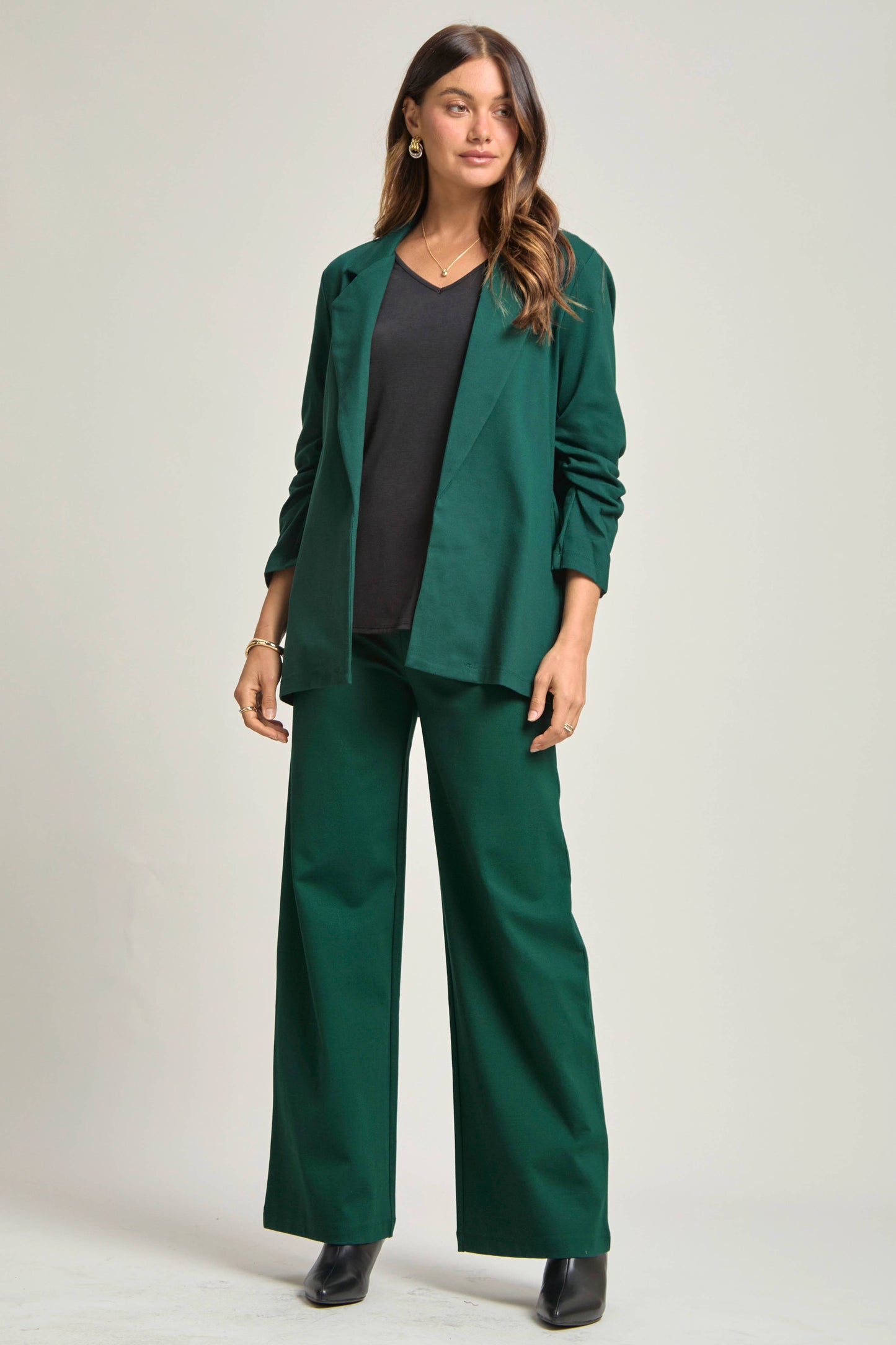 PLUS SIZE Magic 3/4 Sleeve Blazer