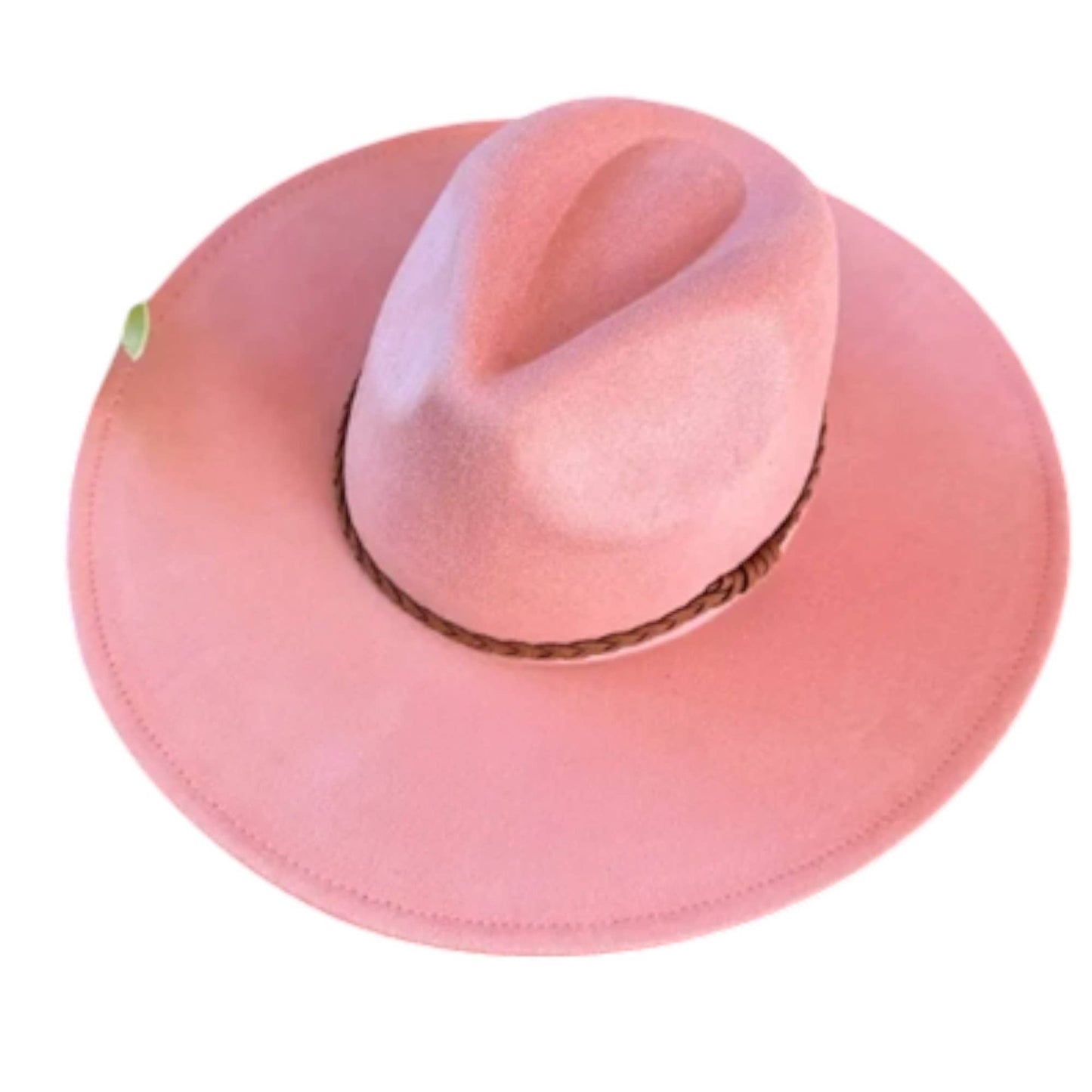 Wide Brim Vegan Suede Hat – Classic & Stylish