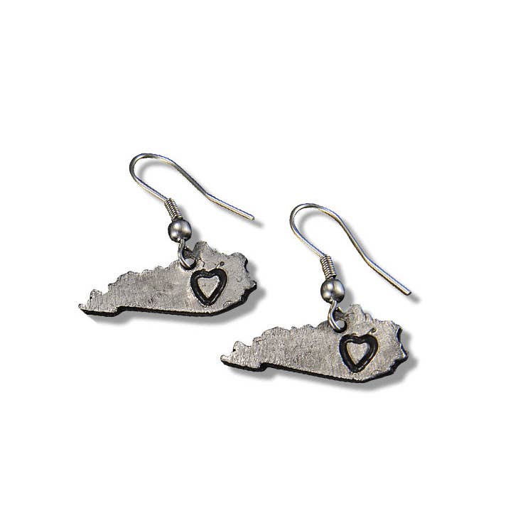 New Mexico -Home State Jewelry - Pewter State Earrings
