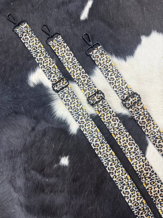 Blow Out SALE Purse Strap: Leopard - Cheetah adjustable