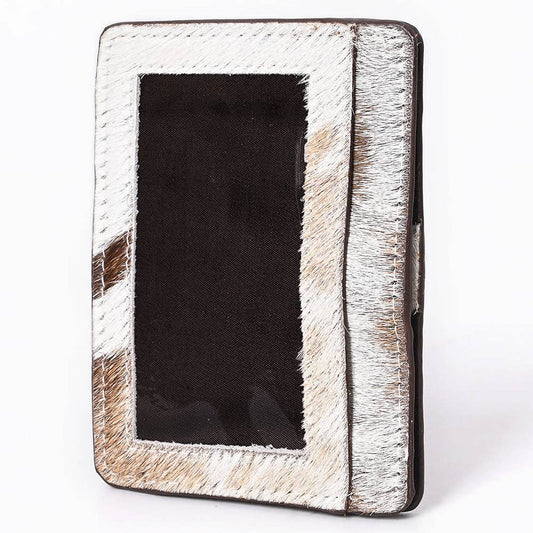 ADCCM109 Hair-On Cowhide Vertical ID Card Holder - Western Style